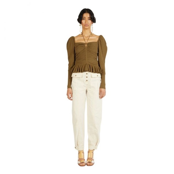 Ulla Johnson Leland Pointelle Knit Top - Picture 3 of 10